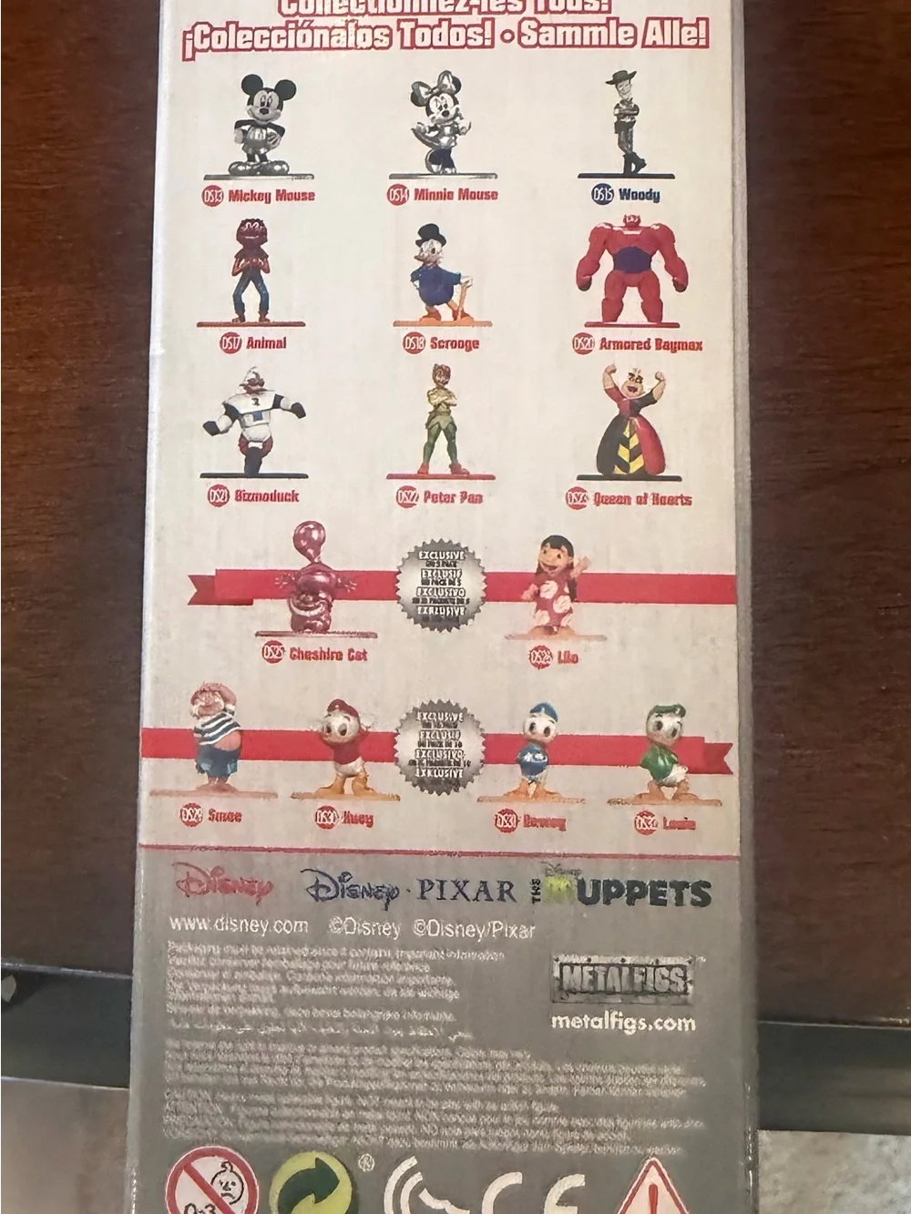 Mini die cast Disney characters
